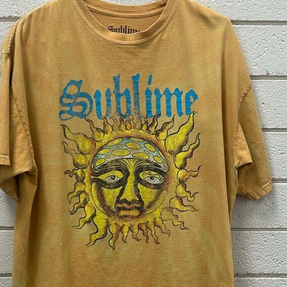 Sublime Yellow Band Tee size M/L - Picture 5 of 8